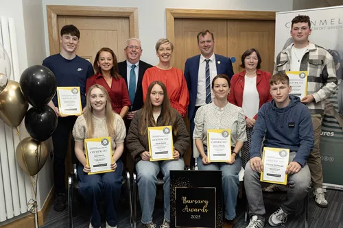 Bursary Winners with School Principals