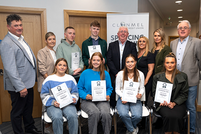 Clonmel Credit Union Student Bursary Award Winners 2024